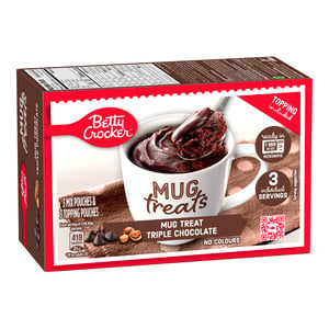 Buy Betty Crocker Mug Treats Triple Chocolate Cake 255 g Online at Best Price | Cake & Dessert Mixes | Lulu Kuwait in Kuwait