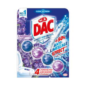 Dac Clean and Fresh Toilet Rim Block Lavender 50 g