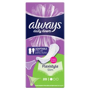Always Daily Liners Multiform Pantyliners With Fresh Scent Normal 20pcs
