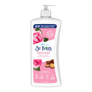 St. Ives Smoothing Body Lotion Rose & Argan Oil 621 ml