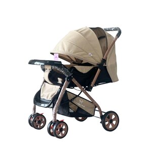 Happy Well Foldable Baby Stroller A3 Beige A24