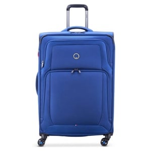 دلسي أوبتيماكس حقيبة سفر مرنة بـ 4 عجلات، 70 سم، أزرق
