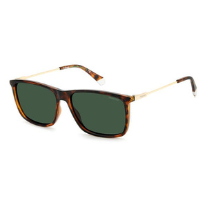 بولارويد نظارة شمسية مستطيلة للرجال، لون أخضر بعدسات مستقطبة، 4130/S/X