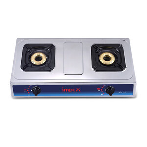 Impex IGS 121 2 Burner LP stainless steel body Gas Stove