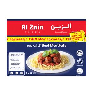 Al Zain Beef Meat Balls Value Pack 2 x 300 g