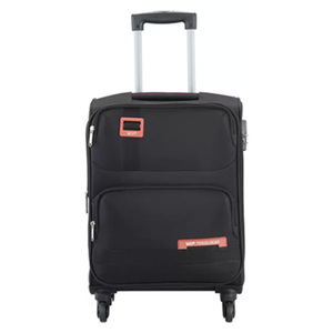 VIP Domina 4 Wheel Soft Trolley 79cm Black + Duffle Bag