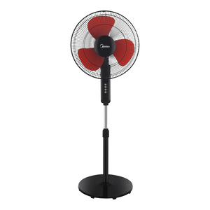 Midea 16 inches Pedestal Fan Without Remote, Black, FS4019K