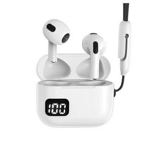 Trands LED Display Wireless Earbuds TWS-T4 White