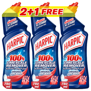 Harpic Toilet Cleaner Liquid Original 750 ml 2+1