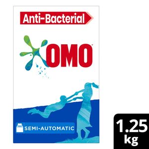 Buy Omo Semi-Automatic Anti-Bacterial Washing Powder, 1.25 kg Online at Best Price | Front load washing powders | Lulu UAE in UAE