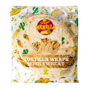 Mexilla Whole Wheat Tortilla Wraps 20cm 400 g