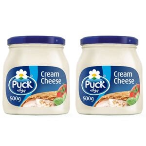 Buy Puck White Cheese Jar 2 x 500 g Online at Best Price | Jar Cheese | Lulu KSA in Saudi Arabia