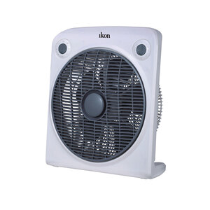 Ikon Box Fan, 12 inches, 50 W, White, IK-RTY30
