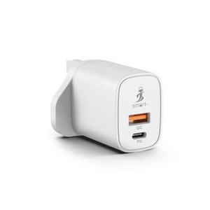 Smart iConnect Premium Mobile USB Wall Charger Adapter, 20 W, White