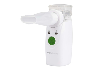 Medisana Ultrasonic Travel Nebulizer, White, IN525