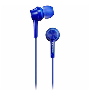 Panasonic In Ear Wired Headphone, Blue, RP-TCM115GCA