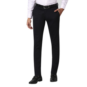 Peter England Men's Super Slim Fit Flat Front Formal Pants PITFWSSFO15157, 32