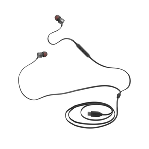 JBL TUNE 310C Wired Hi-Res In-Ear Earphones, Black, JBLT310CBLK
