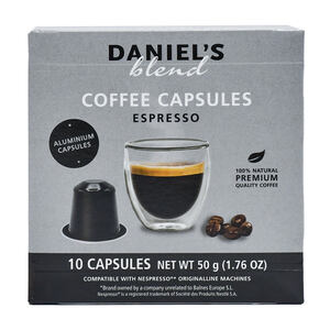 Daniel's Blend Espresso Coffee Capsules 10 pcs 50 g