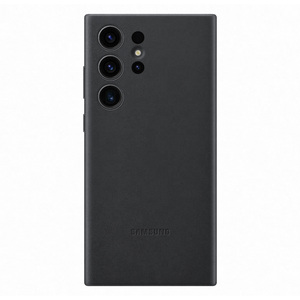 Samsung S23 Ultra Leather Case, Black, EF-VS918LBEGWW