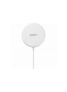 Aukey 15W Magnetic Wireless Charger White, LC-A1