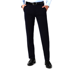 Peter England Men's Slim Fit Flat Front Formal Pants PITFWNSPL76559, 34