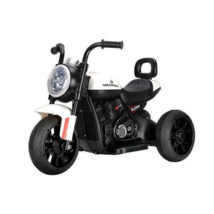 Rechargeable Motor Bike White-818A