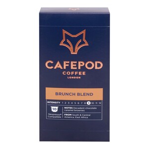 Cafe Pod Coffee London Brunch Blend Nespresso 10 pcs 55 g
