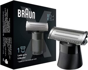 Braun Series X - Xt10 Replacement Blade - 4d-blade For Series X Electri Razor, Black