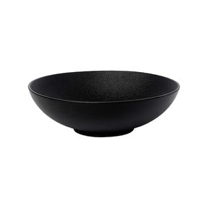 Qualitier Sand Series Low Bowl, Black, 19cm, 5532A