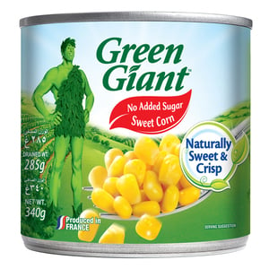 Buy Green Giant No Added Sugar Sweet Corn 340 g Online at Best Price | Cand Whl.Kernel Corn | Lulu Kuwait in Kuwait