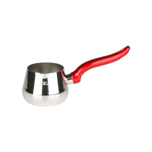 Doca Stainless Coffee Pot With Red Handle, 250 ml