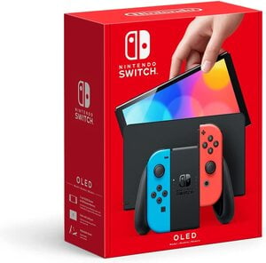 Nintendo Switch Oled Model - Neon Blue& Neon Red Uae Version