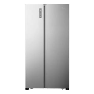 Hisense Side-By-Side Refrigerator, 509 L, Stainless Steel, RS67W2NQ