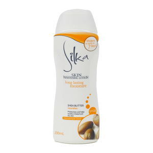 Silka Long Lasting Moisture Skin Whitening Lotion SPF23 Shea Butter 200 ml
