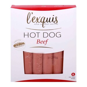 Lexquis Hot Dog Beef 300 g