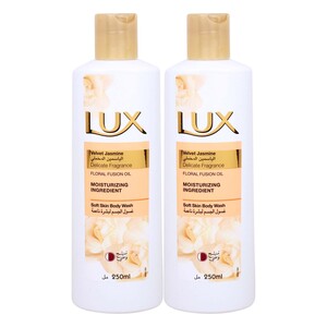 Lux Velvet Jasmine Moisturizing Body Wash, 2 x 250 ml