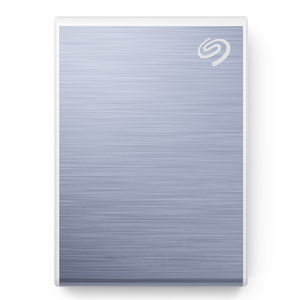 Seagate One Touch Portable External SSD, 1 TB Storage, Blue, STKG1000402