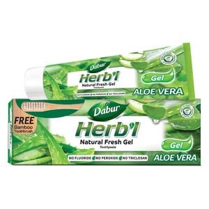 Dabur Herbal Aloe Vera Toothpaste 150 g + Toothbrush