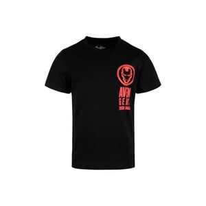 Marvel Boys Short Sleeve Printed T-Shirt, TU18413, Black, 2-3 Years