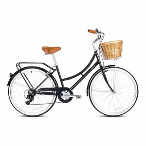 Spartan 26 inches Platinum Women's City Bicycle, Small, Space Black, SP-3122-S