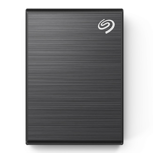 Seagate One Touch Portable External SSD, 2 TB Storage, Black, STKG2000400