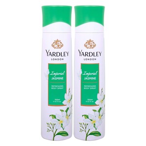 Yardley Body Spray, Assorted, 2 x 150 ml