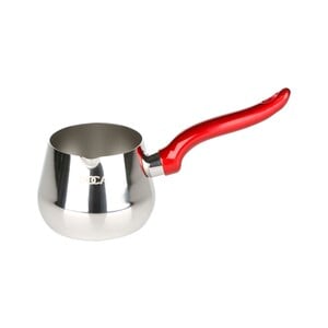 Doca Stainless Coffee Pot With Red Handle, 320 ml