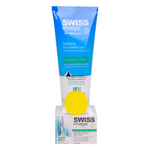 Swiss Image Mattifying Face Wash Gel 200 ml + Absolute Hydration Day Cream 50 ml