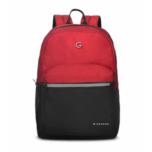Giordano Nomad 2 Compartments Laptop Backpack, 19 inches, Maroon/Black, GR1004/MRN