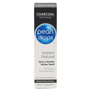 Pearl Drops Daily Whitening Toothpaste Charcoal 75 ml
