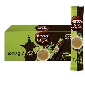 نسكافيه اربيانا قهوة عربية سريعة التحضير مع الهيل 17 جم × 3 حبات