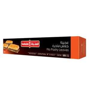 Buy Sunbulah Filo Pastry Leaves 500 g Online at Best Price | Frozen Pastry | Lulu Egypt in Kuwait