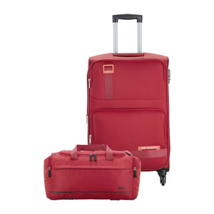 VIP Domina 4 Wheel Soft Trolley 69cm Red + Duffle Bag